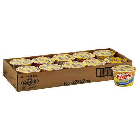 VELVEETA Shells And Cheese Original Cups 2.39 oz., PK10 10021000023223